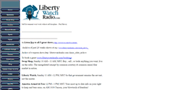 Desktop Screenshot of libertywatchradio.com